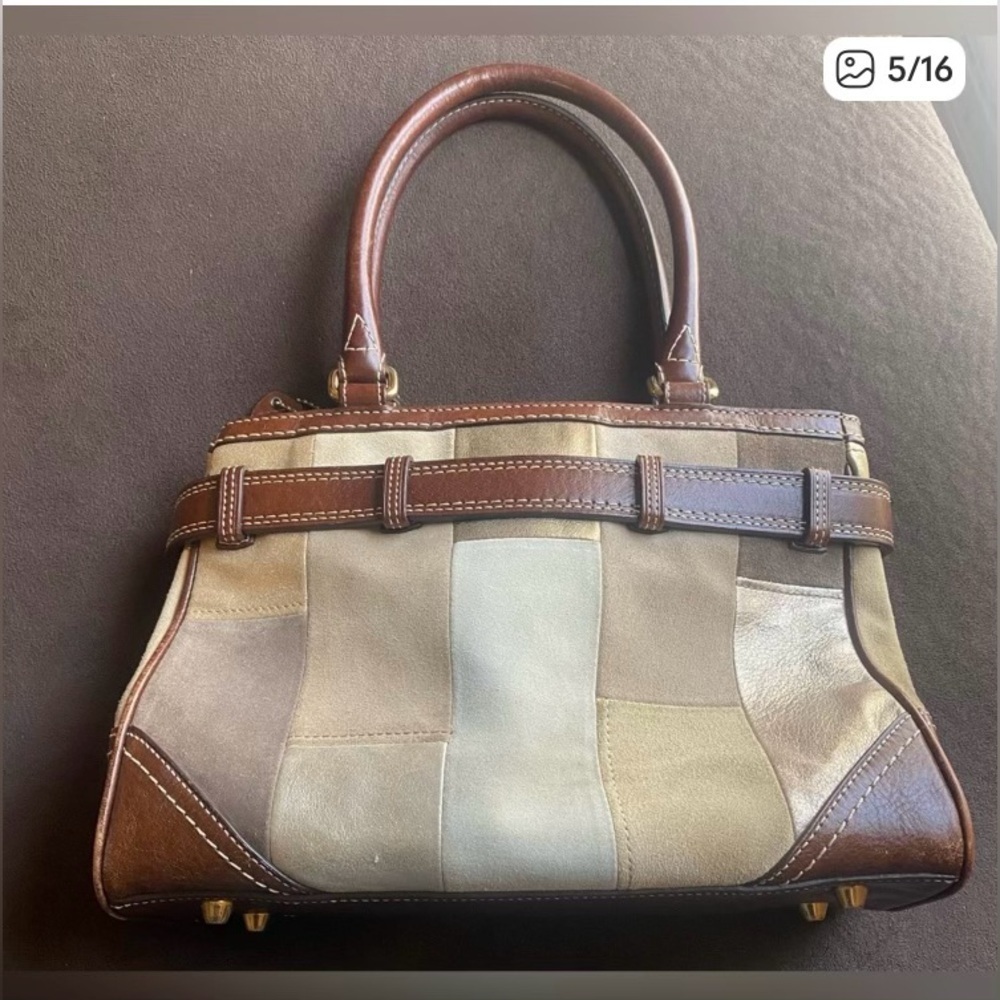 Vintage Coach multicolor patchwork bag - Picture 5 of 16